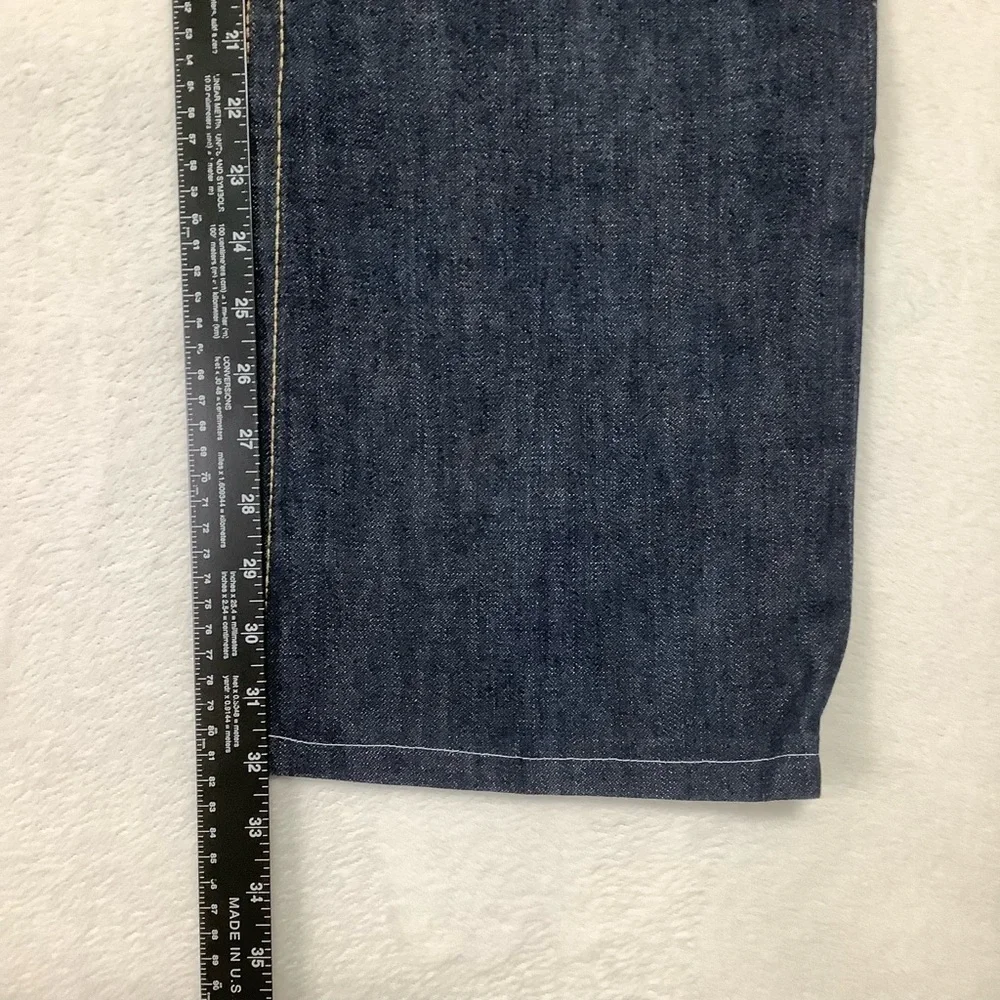 True Religion Men’s Ricky Straight Leg Jeans Size 40 x 32 Dark Wash Blue
